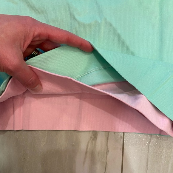 NWT Lullaby Set Olivia Pink and Green Textured Light Corduroy Jumper, size 24M - Picture 4 of 11